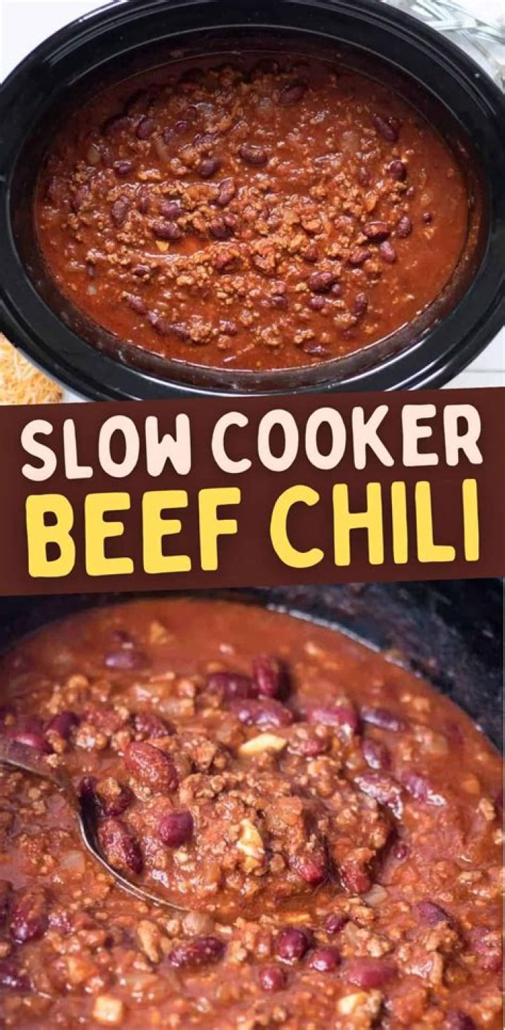 'Eat Smarter' with this slow cooker beef chili for fall and shop the recipe