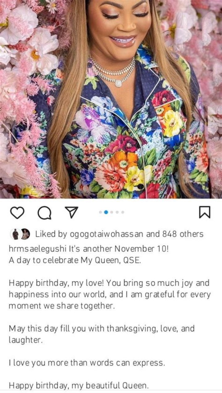 “A declaration of love to my beautiful Queen” – Oba Elegushi celebrates his wife on her 47th birthday