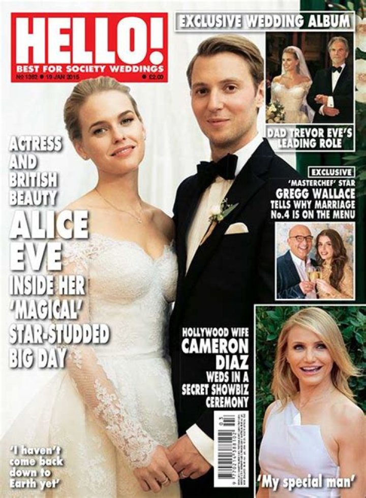 Alice Eve marries Alex Cowper-Smith: exclusive wedding photos