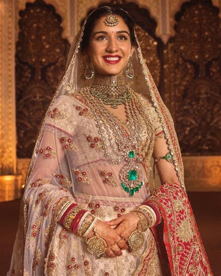 Ambani $600m wedding first look: bride Radhika Merchant stuns in dripping jewels