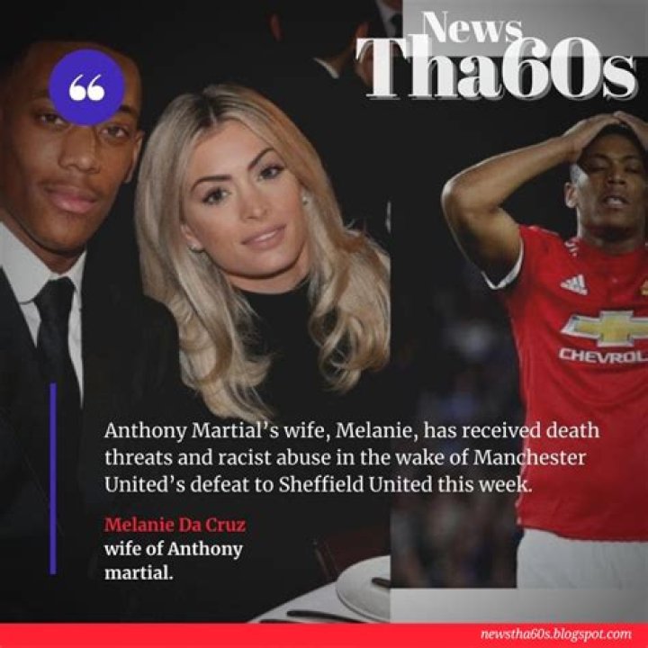 Anthony Martial’s wife reveals death threat messages sent to her after Manchester United’s defeat to Sheffield United