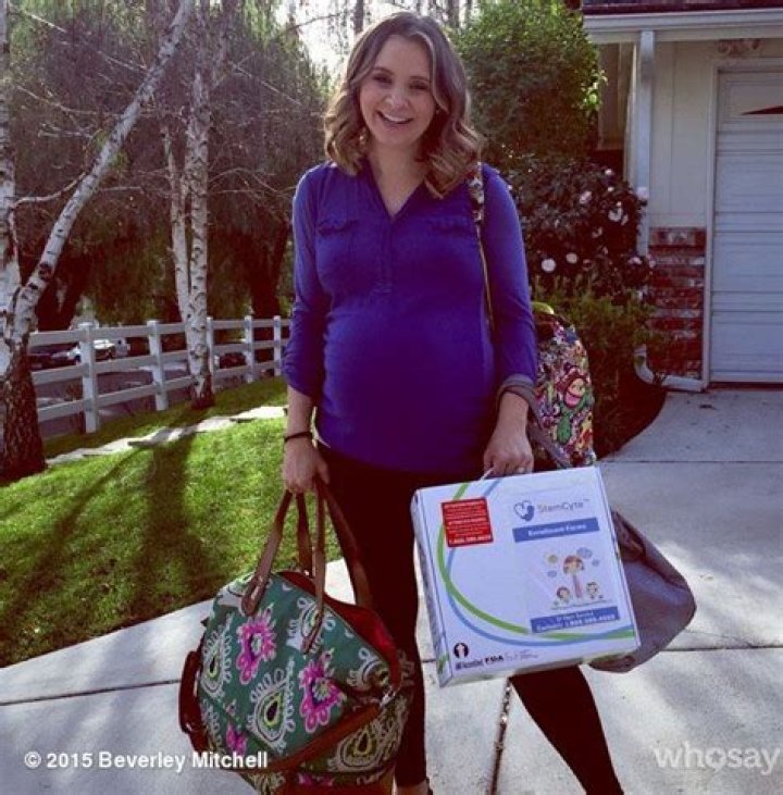 Beverley Mitchell welcomes a baby boy named Hutton