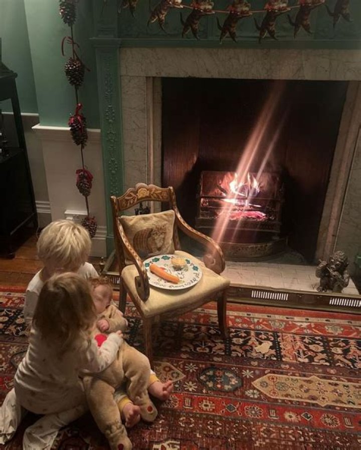 Carrie Johnson shares 'magical' Christmas snaps with children Wilfred, Romy and baby Frank in festive home