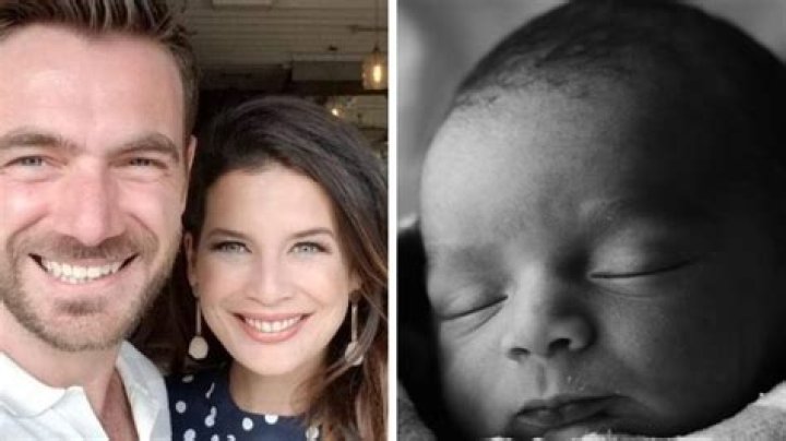 Channel Seven star Amelia Brace welcomes first child with husband Adam Bovino