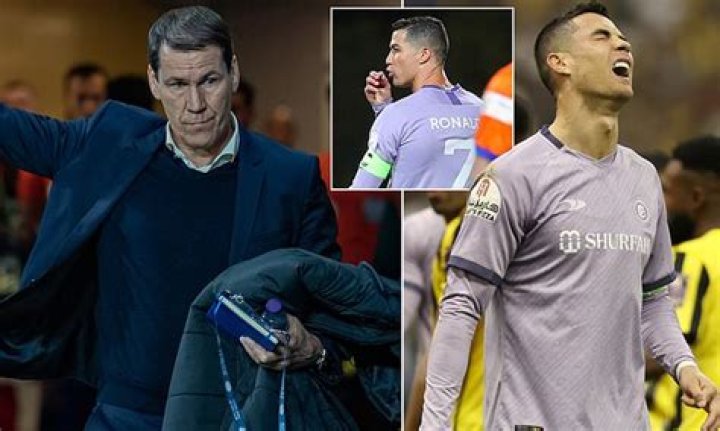 Cristiano Ronaldo’s Al-Nassr manager Rudi Garcia ‘is at risk of being sacked as reports in Spain claim the ex-Man.U star is ‘not satisfied’ with his coaching tactics