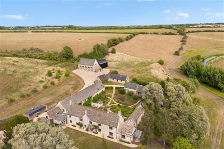 David Beckham gets into the festive spirit at his lavish £6million Cotswold mansion
