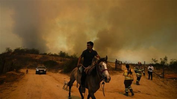 Deadly blazes in central Chile leave scenes of devastation