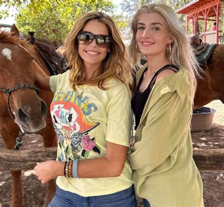 Denise Richards rejects teen daughter's warning as pair hit Hawaii beach