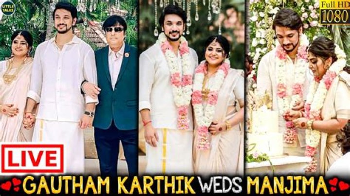 Discover All About Gautham Karthik’s Partner