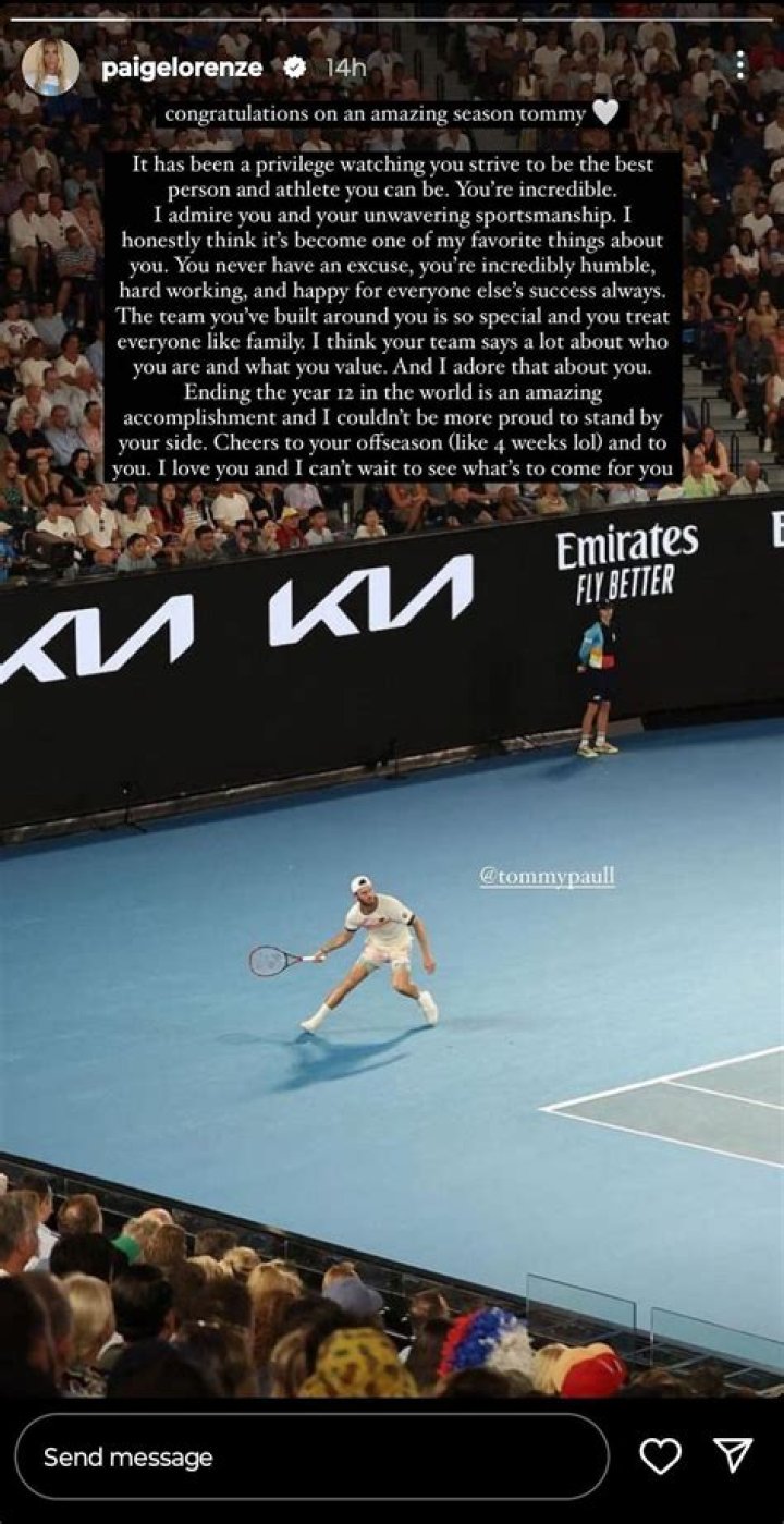 Discovering Paige Lorenze: The Girlfriend of Tommy Paul in 2023