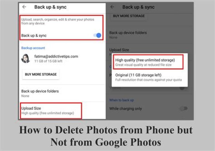 Does deleting from Google Photos delete from phone?