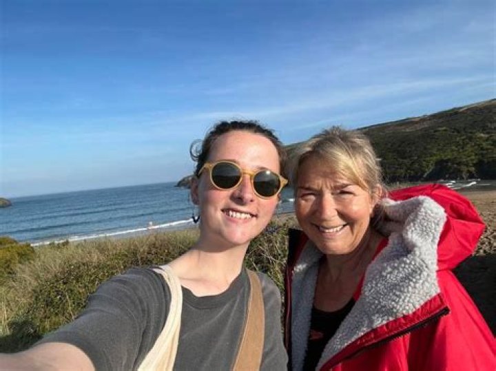 Fern Britton glows alongside rarely seen daughter Winnie in beachside photo