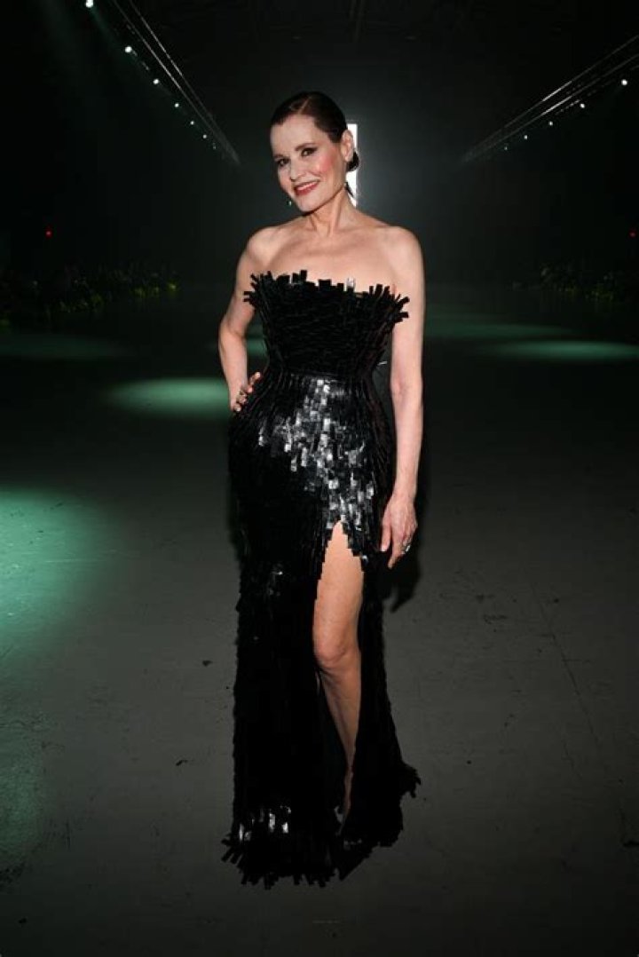 Geena Davis, 67, showcases incredible figure in daring thigh-split gown – wow!