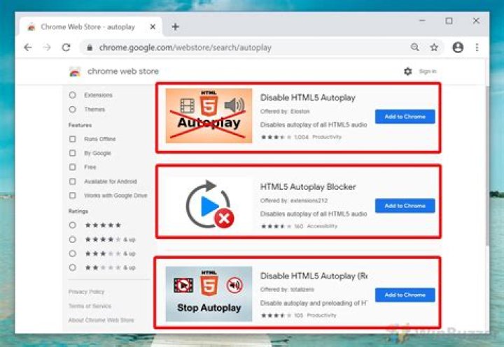 Google Chrome: Disable Autoplay Video?