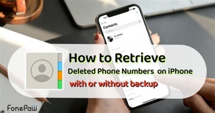 How can I retrieve a deleted mobile number?