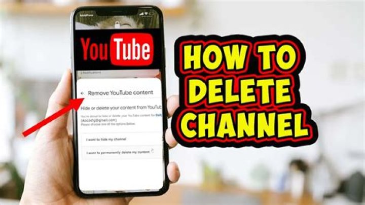 How do I delete a YouTube channel without deleting my Google account?