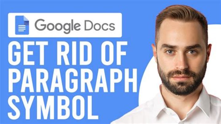 how do i get rid of paragraph symbols in illustrator?