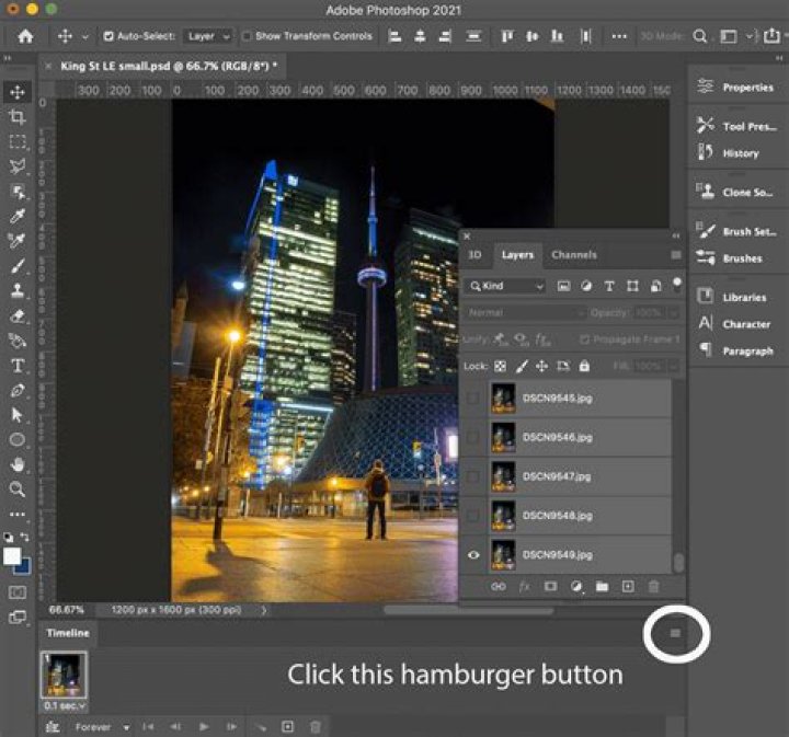 how do i open a sequence in photoshop?