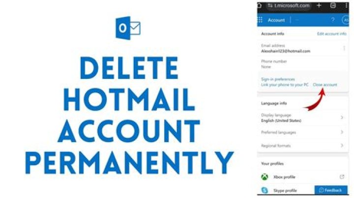 how do i permanently delete my hotmail account 2019?