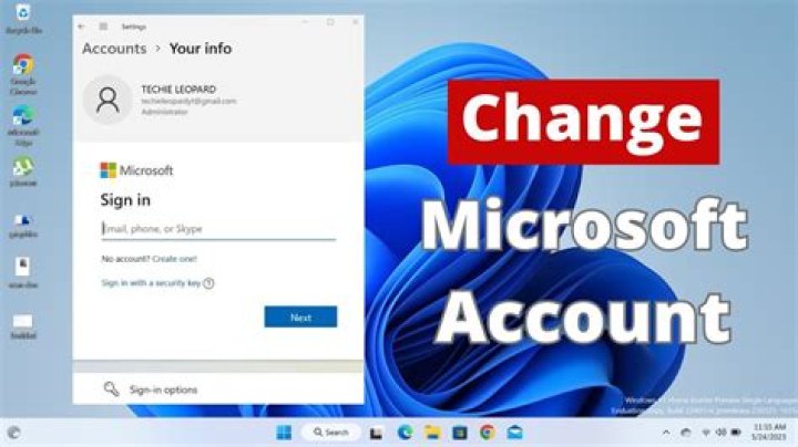 How do you change accounts on Windows 8?