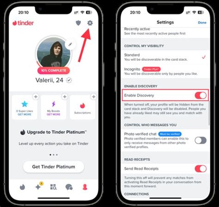 How do you deactivate tinder account?