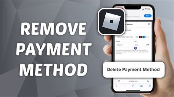 How do you delete a payment method on Uber eats?