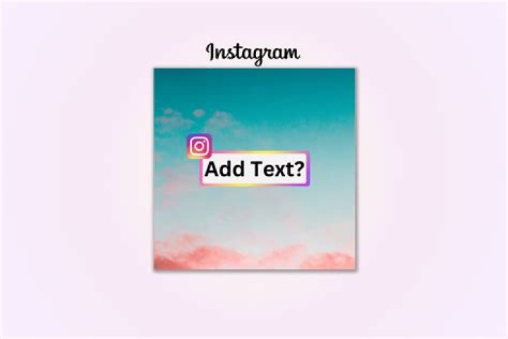 how to add text to instagram photo?
