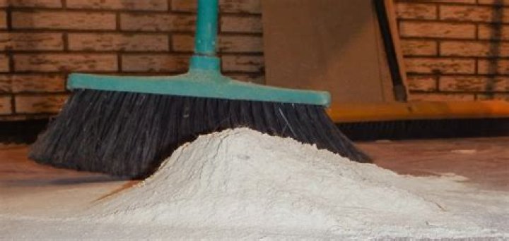 how to clean concrete dust after grinding?