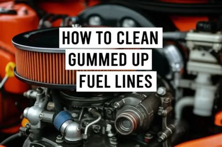 how to clean gummed up fuel lines?