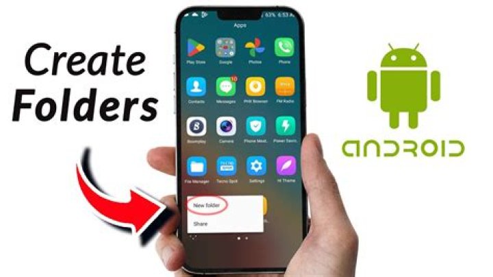 how to create folders on android?