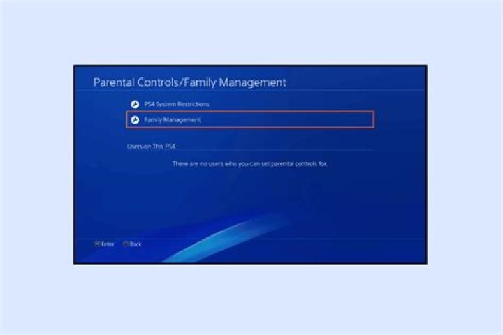 how to delete a family member on ps4?
