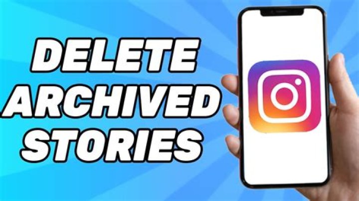 how to delete all archived stories on instagram at once?