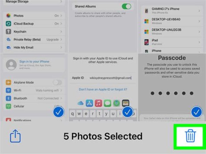 how to delete pictures from instagram on pc?