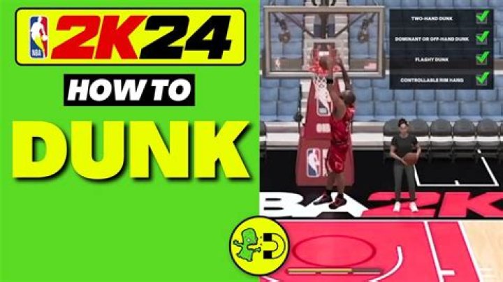 how to dunk in 2k21 xbox one?