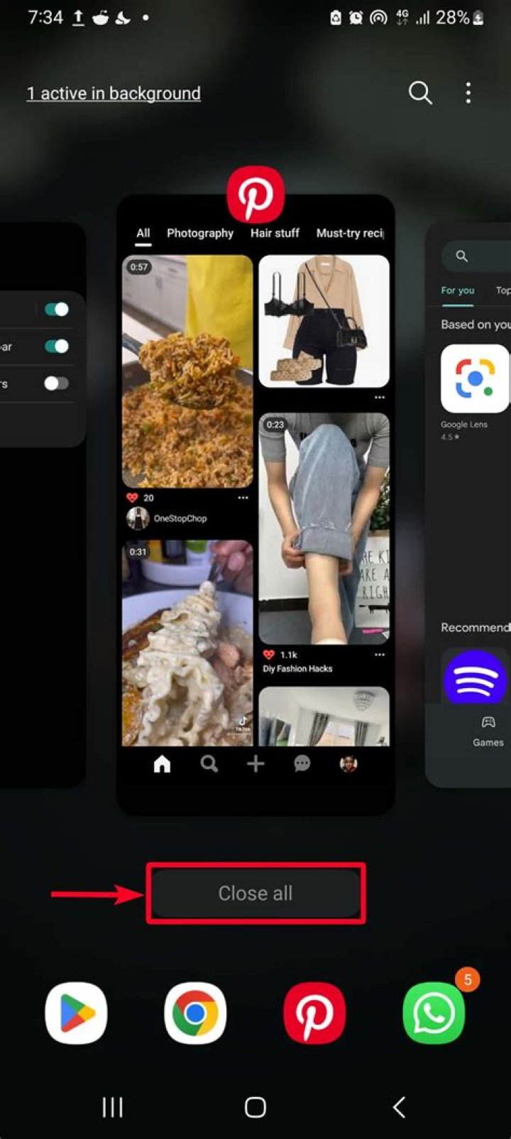 how to play youtube app in background on android?