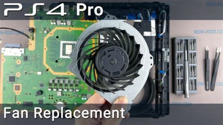how to quiet ps4 pro fan?