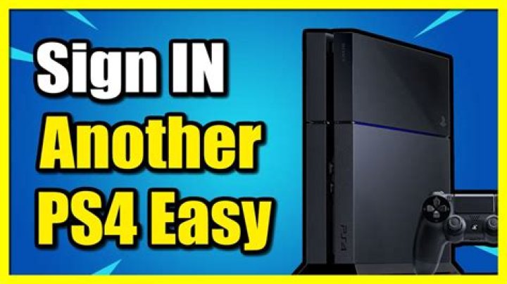 how to sign out ps4 account on all devices?