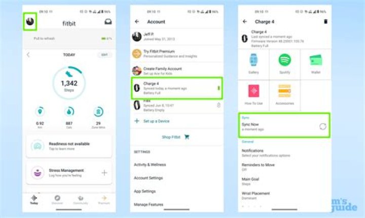 how to sync fitbit charge hr to android?