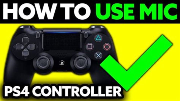 how to use mic on ps4 controller without headset?