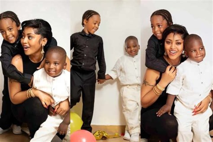 “I acquired you both for eternity” Regina Daniels reassures sons, shares stunning moments from their birthday party