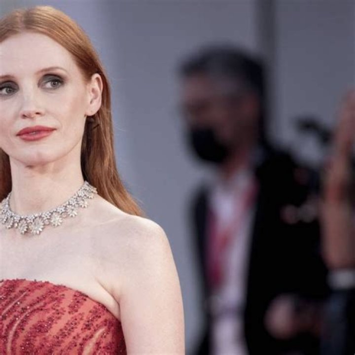 Jessica Chastain makes a stunning transformation in the glammest metallic dress