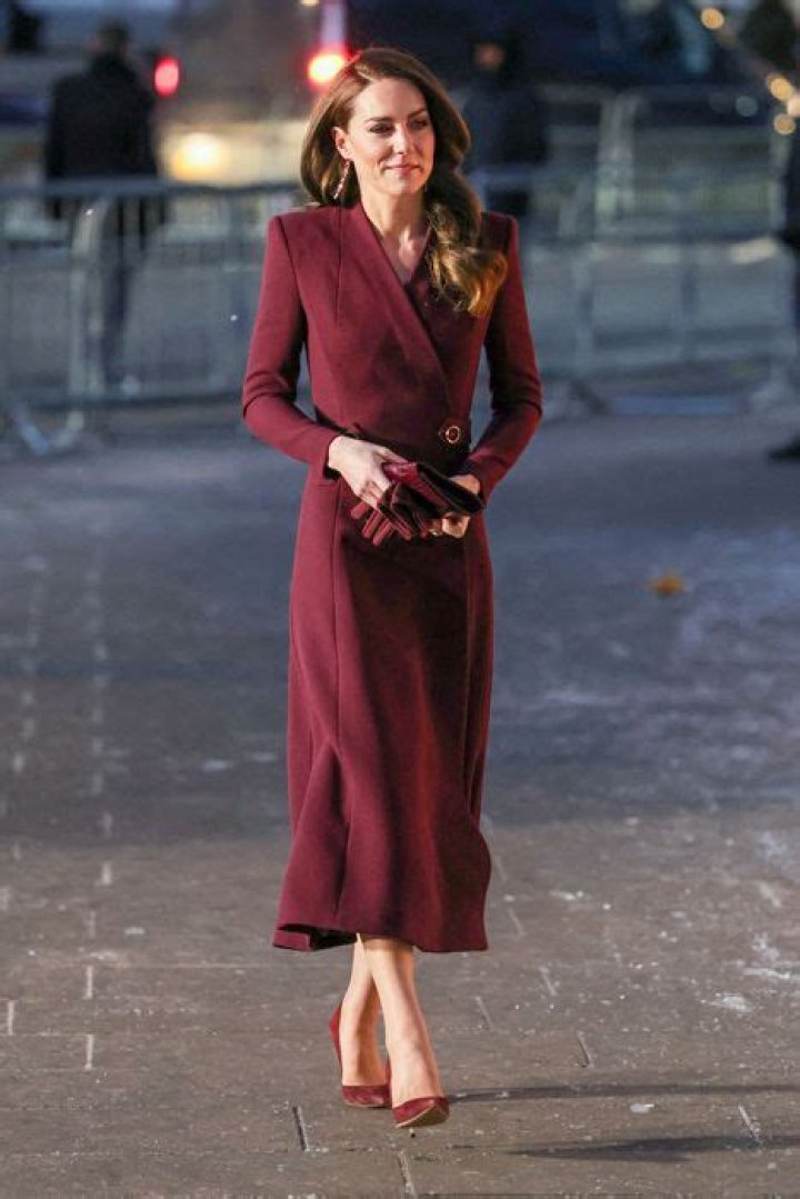 Kate Middleton braves the cold in head-turning wrap dress & heels for Christmas concert