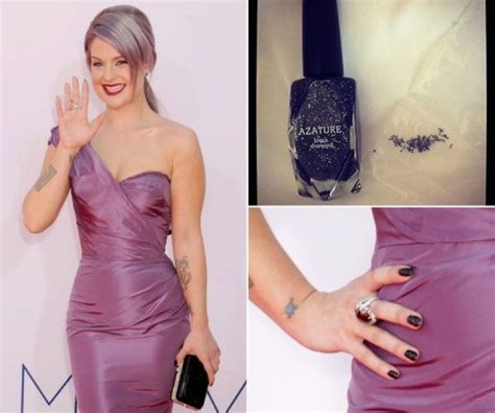 Kelly Osbourne wears $250k nail varnish by Azature to the Emmys