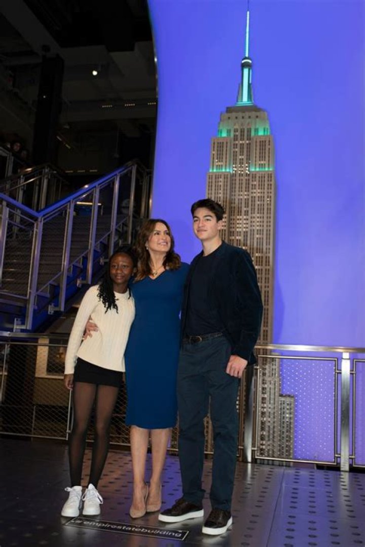 Mariska Hargitay's rare outing with August and Amaya to light the Empire State Building