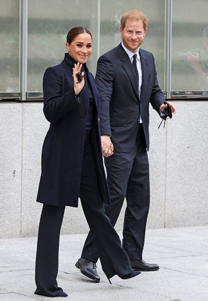 Meghan Markle stuns in leather trousers and heels for rare date night with Prince Harry