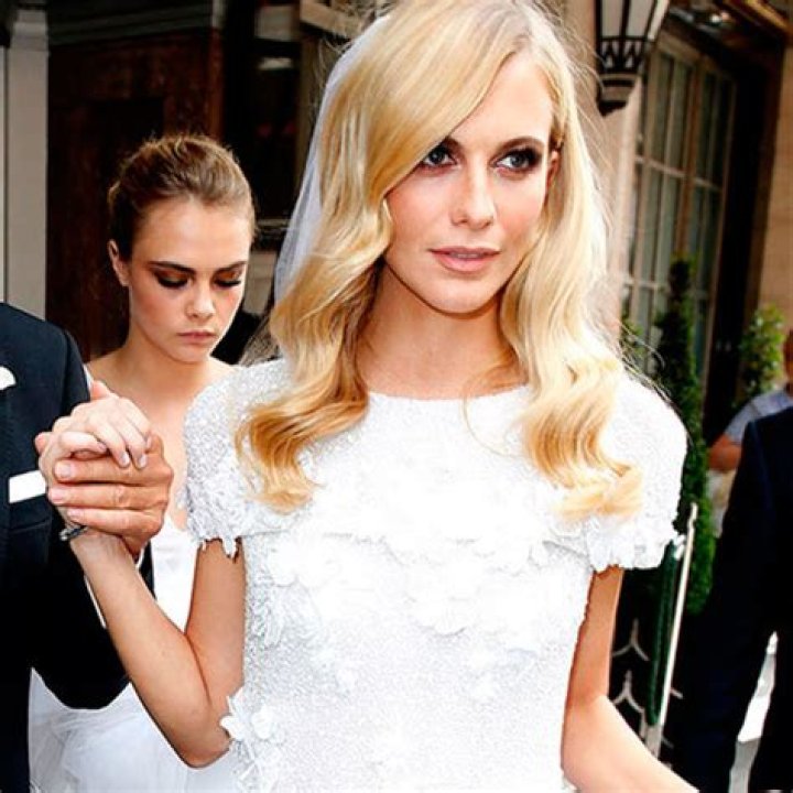 Poppy Delevingne's bridal beauty look