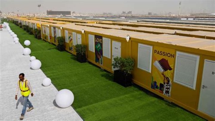 Qatar World Cup: Fan accommodation in cabin villages photos show debacle