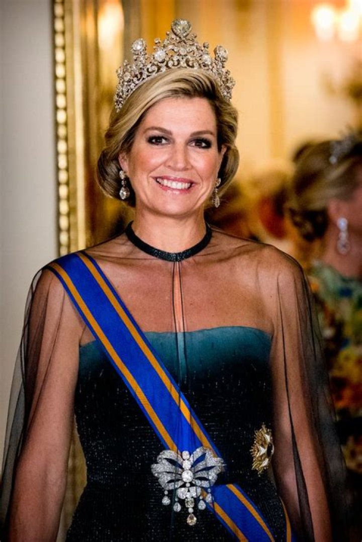 Queen Máxima is majestic in fairytale ballgown and rarely-seen glittering tiara