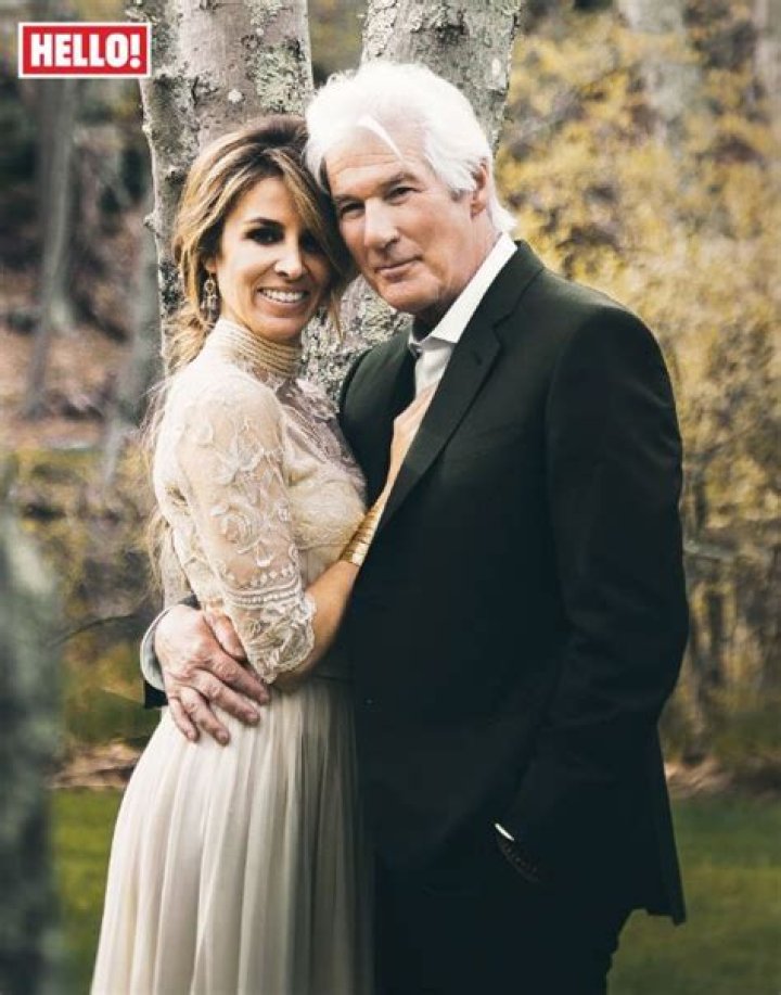 Richard Gere and Alejandra Silva's photos from their stunning wedding day - read the full story