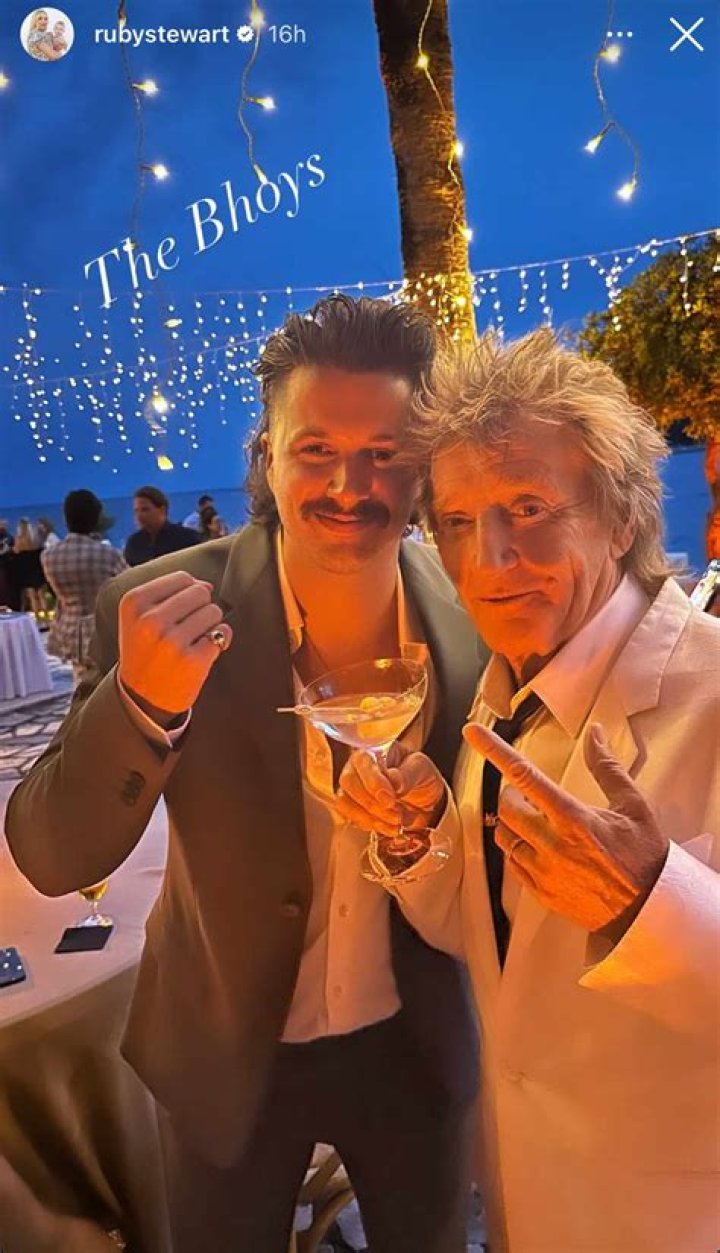 Rod Stewart celebrates son Liam's wedding with heartfelt message: 'I'm immensely proud'